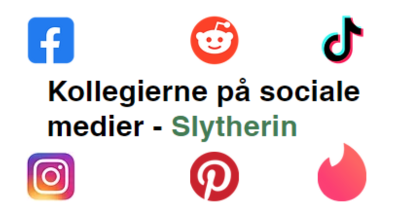 Kollegierne på sociale medier - Slytherin