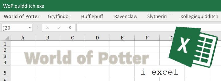 WoP i Excel: Quidditch