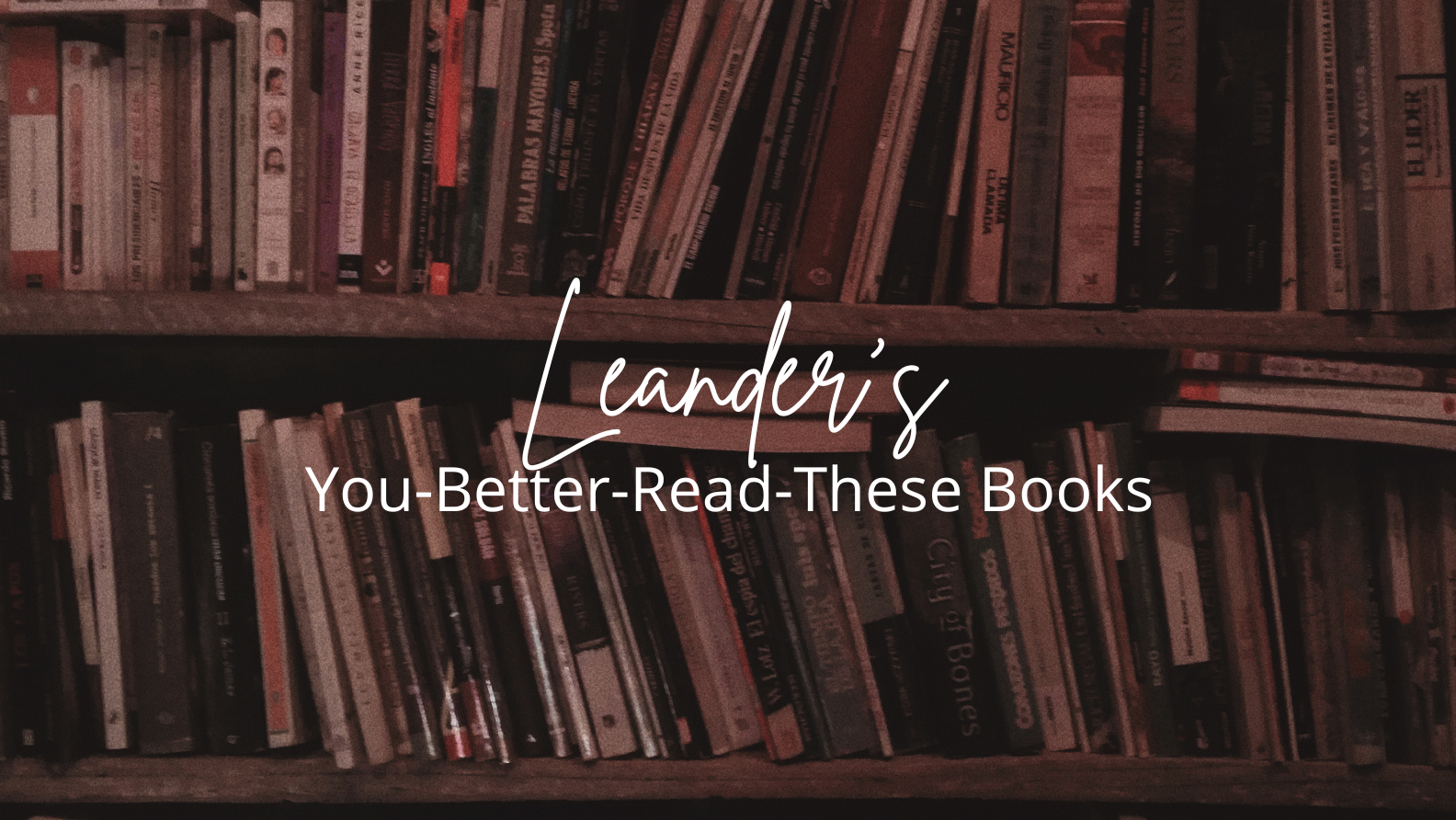 Leander's You-Better-Read-These Books | Vol. 001 [Harry Potter]