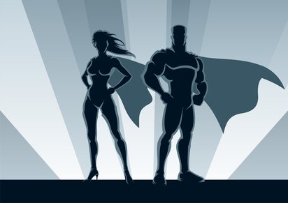 Let's compare: Superheroes - vol 1