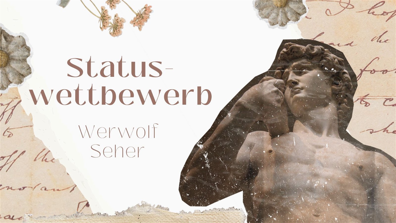 Statuswettbewerb - Werwolf/Seher [Ende 03.12.]