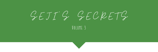 Seji's Secrets, Vol. 3